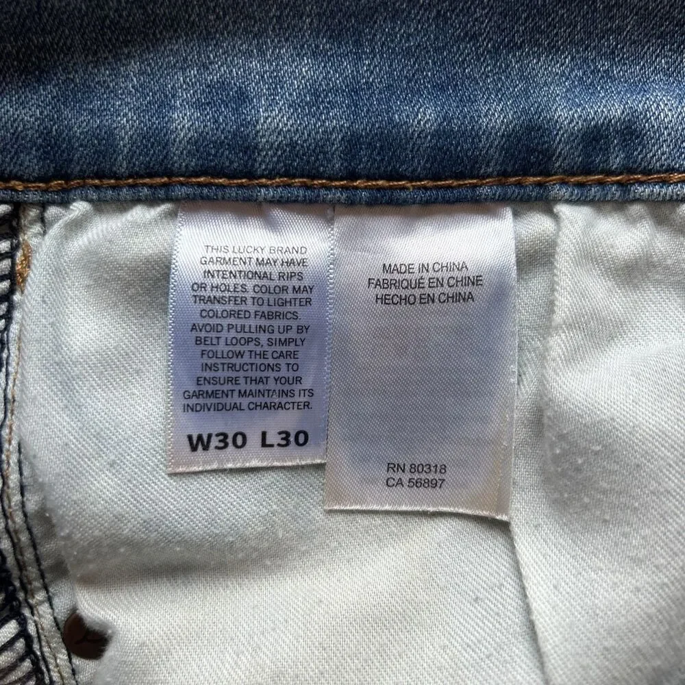 Lucky Brand‎ 411 Athletic Taper Men’s 30x30 (32x32) Stretch Denim Jeans